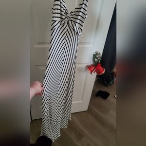 Spaghetti strap long dress